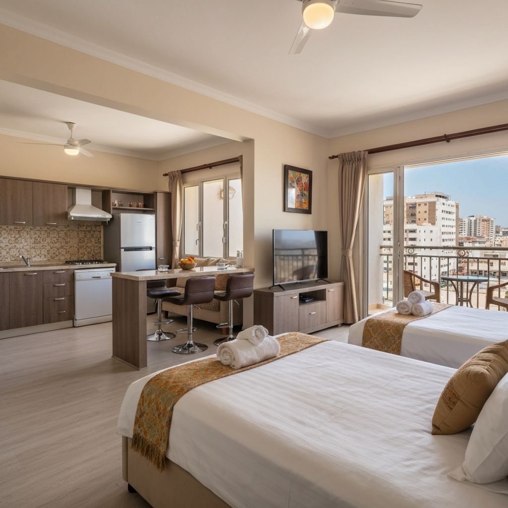 Appartement F3 meublé